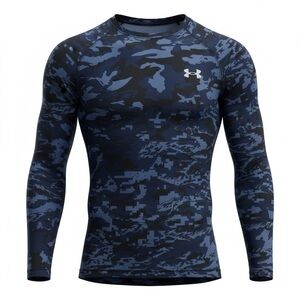 Under Armour Men's Blue Base layer 3.0 Camo Shirt